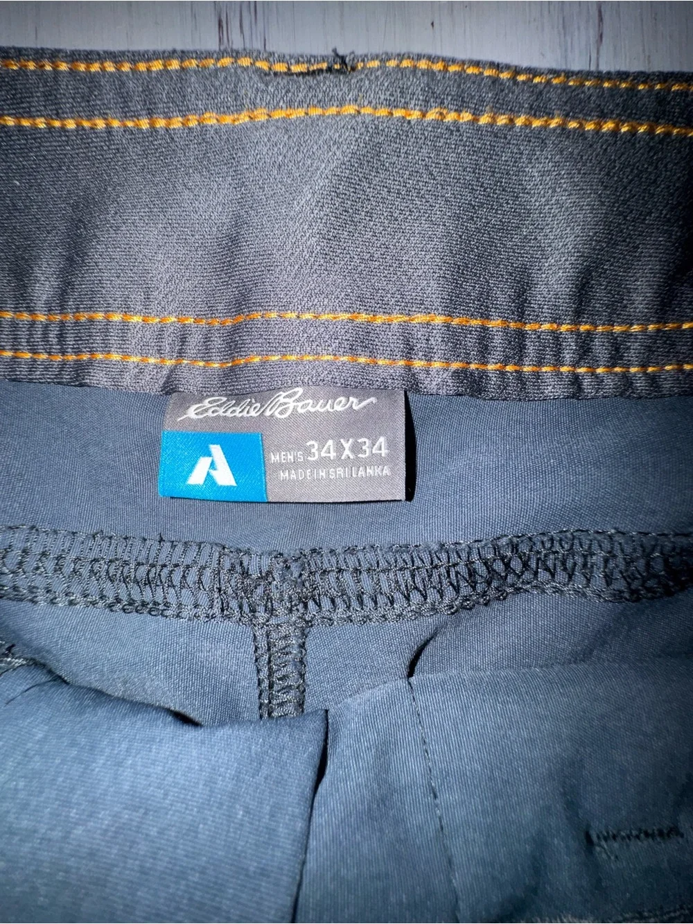 Eddie Bauer First Ascent Guide Pro Men’s 34x34 (36x33.5) Gray Hiking Pants